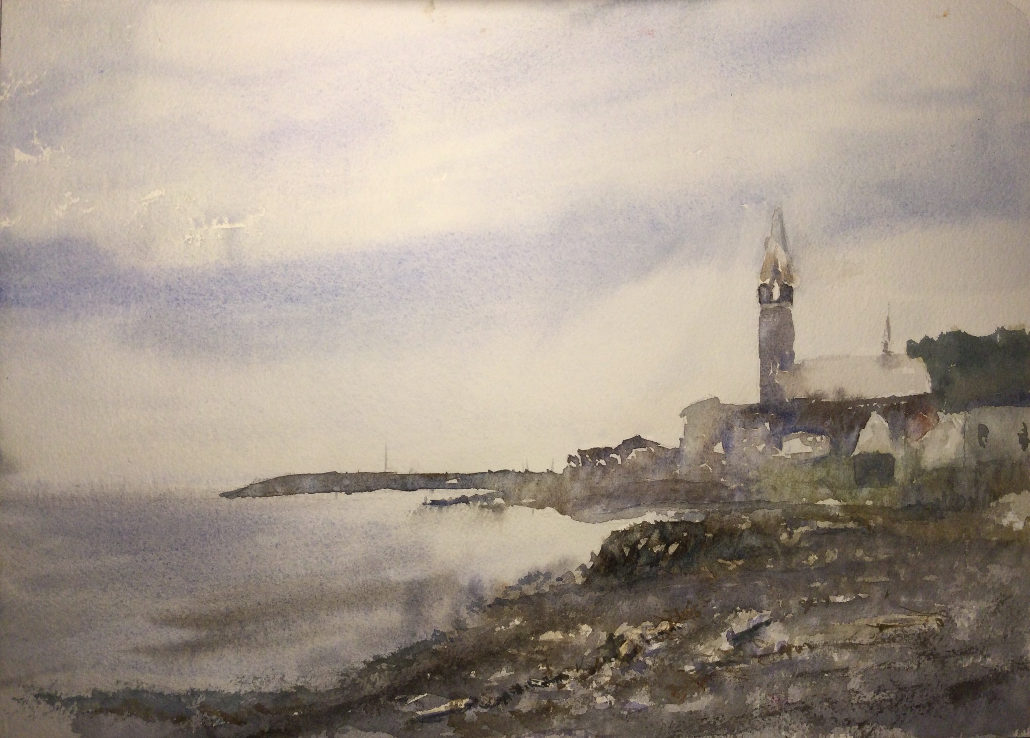 Grisaille à Baie-des-Sables