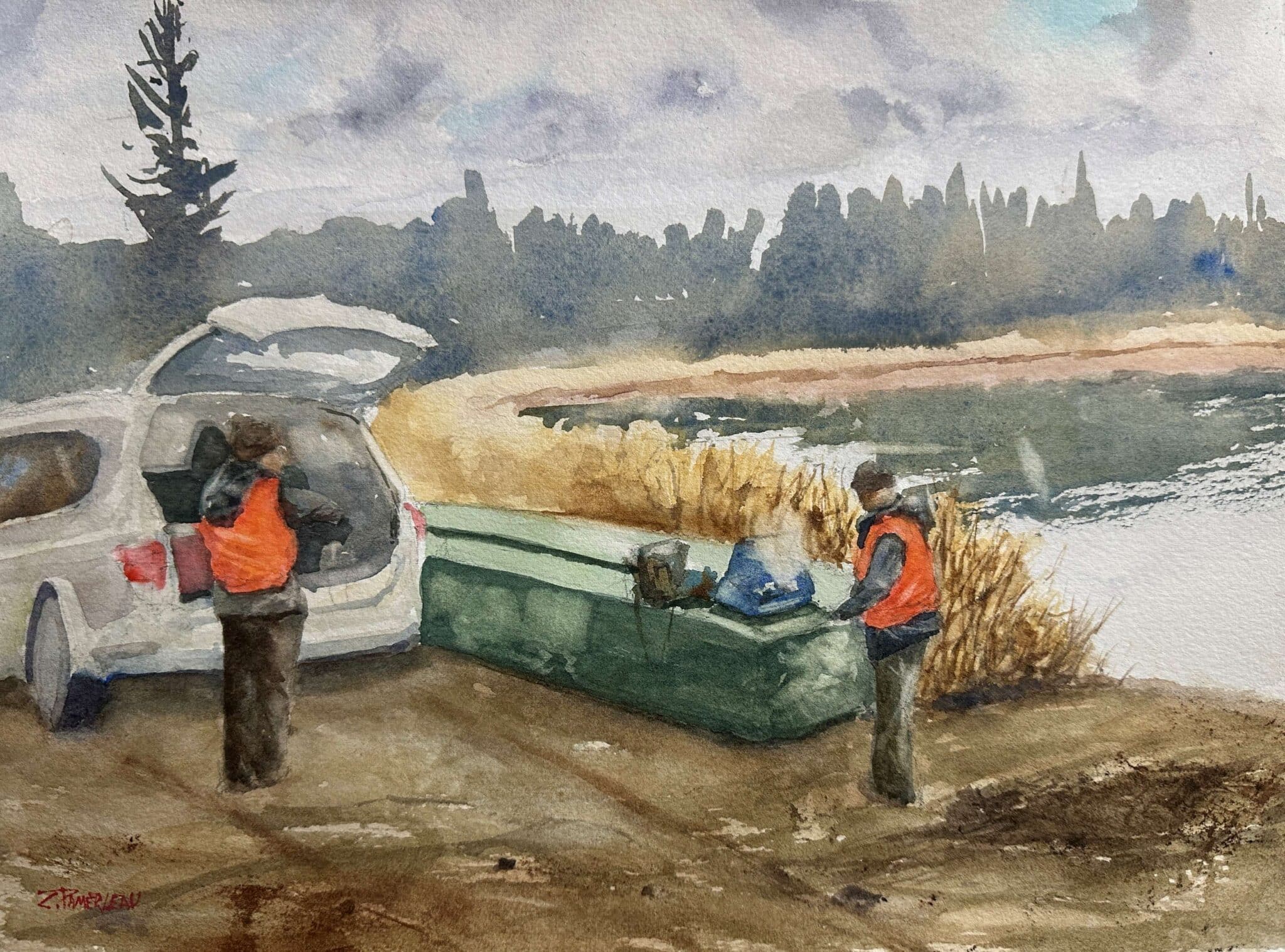 Le shore lunch du lac court-Christian Pamerleau, 2025